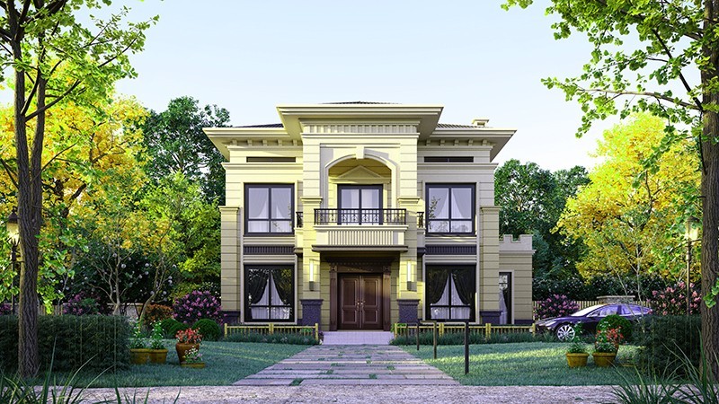 青岛中式合院住宅，开放庭院与邻里乡亲更亲近